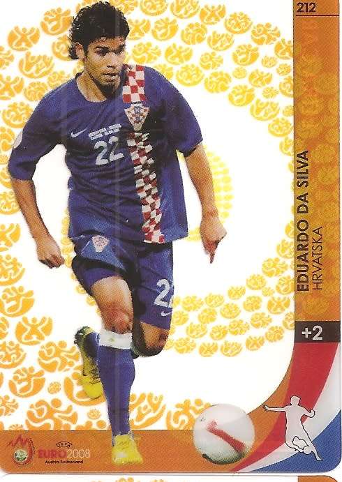 EDUARDO - PANINI EURO 2008 OFFICAL COLLECTION - "ULTRA ACETATE" TRADING CARD 212