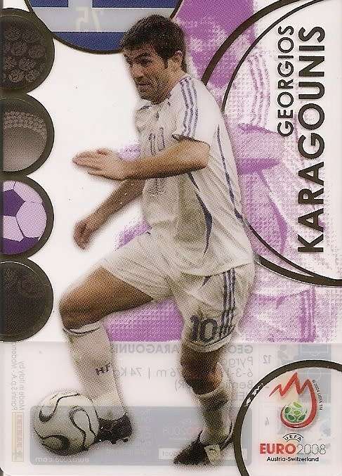 GEORGIOS KARAGOUNIS - "GOLD ULTRA" CARD - EURO 2008 - PANINI PREMIUM COLLECTION
