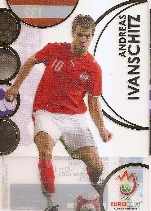 ANDREAS IVANSCHITZ - "GOLD ULTRA" CARD - EURO 2008 - PANINI PREMIUM COLLECTION