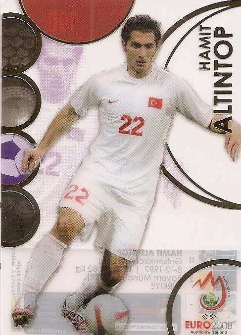 HAMIT ALTINTOP - "GOLD ULTRA" CARD - EURO 2008 - PANINI PREMIUM COLLECTION