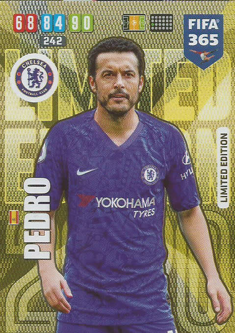 PEDRO - FIFA 365 2020 EDITION -  - GOLD FOIL `LIMITED EDITION` TRADING CARD