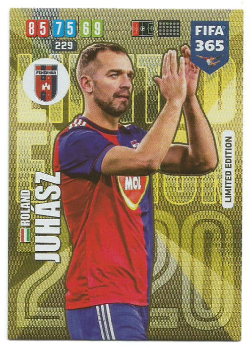 ROLAND JUHASZ - FIFA 365 2020 EDITION -  - GOLD FOIL `LIMITED EDITION` TRADING CARD