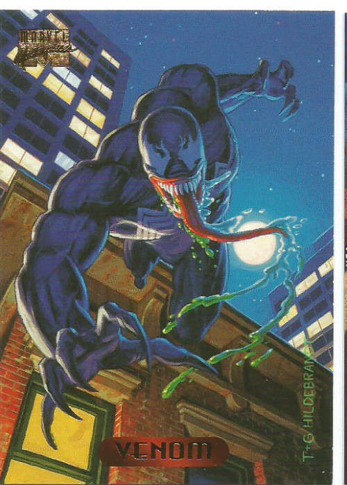 VENOM - MARVEL MASTERPIESCES 1994 TRADING CARD