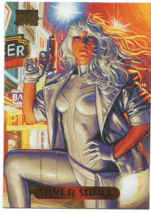 SILVER SABLE - MARVEL MASTERPIECES 1994 TRADING CARD 110