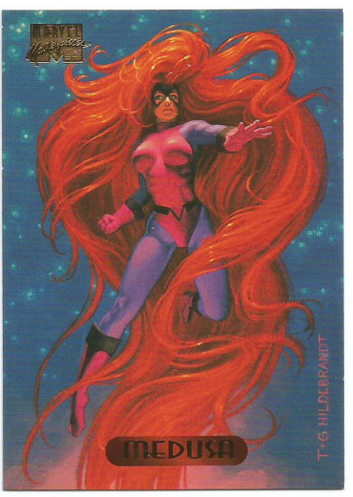 MEDUSA - MARVEL MASTERPIECES 1994 TRADING CARD 73