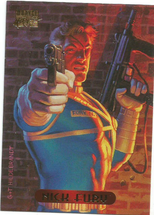 NICK FURY - MARVEL MASTERPIECES 1994 TRADING CARD 39