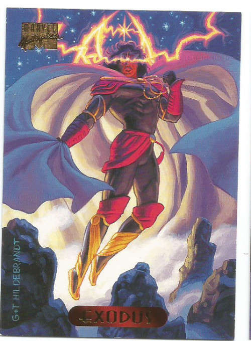 EXODUS - MARVEL MASTERPIECES 1994 TRADING CARD 36