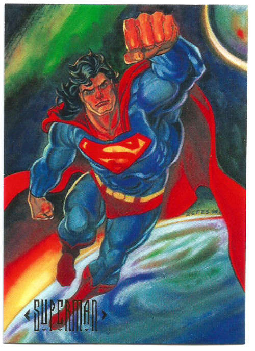 SUPERMAN - MARVEL DC COMICS 1994 TRADING CARD