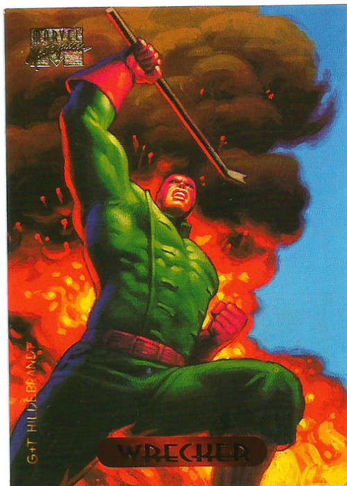 WRECKER - MARVEL MASTERPIECES 1994 TRADING CARD 138