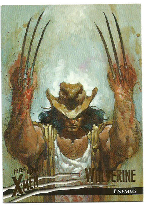 WOLVERINE - MARVEL FLEER ULTRA X-MEN 1995 TRADING CARD 64