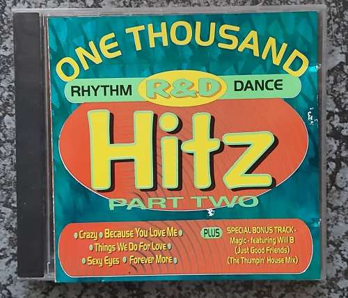 ONE THOUSAND "R & D HITS" Part 2 1996 - "CLUB MUSIC" CD - CD in GOOD CONDITION