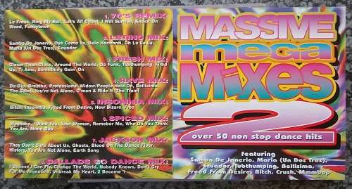 MASSIVE MEGA MIXES Volume 2 1997 - "CLUB MUSIC" CD - CD in GOOD CONDITION