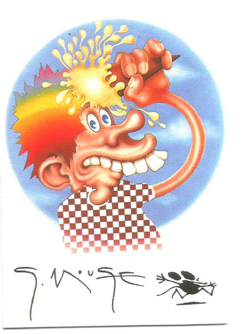 COMIC IMAGES - "ROCK ART GRATEFUL DEAD & BEHOND" TRADING CARDS  - PROMO CARD P2
