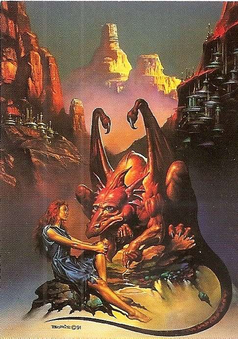 BORIS VALLEJO 4- "MAGNIFICENT MYTHS" 1993 - PROMO TRADING CARD