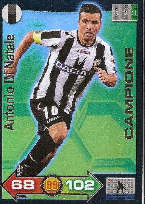 ANTONIO DI NATALE - PANINI CALCIATORI "SERIE A" 2011/2012 - GOLD "CAMPIONE" TRADING CARD