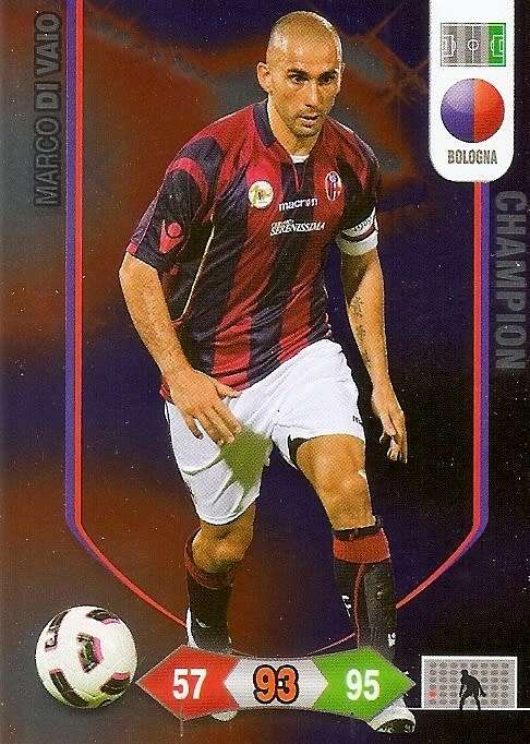 MARCO DI VAIO - PANINI CALCIATORI "SERIE A" 2010/2011 - GOLD "CAMPIONE" TRADING CARD