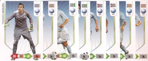 SOCCER CARD COLLECTION - PANINI CALCIATORI "SERIE A" 2010/11 - COMPLETE 220 "BASE" TRADING CARD SET