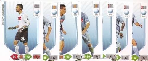 SOCCER CARD COLLECTION - PANINI CALCIATORI "SERIE A" 2010/11 - COMPLETE 220 "BASE" TRADING CARD SET