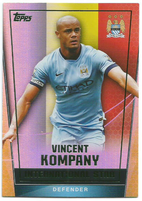 VINCENT KOMPANY - TOPPS `PREMIER LEAGUE PREMIUM` 2014 - TRADING CARD 175