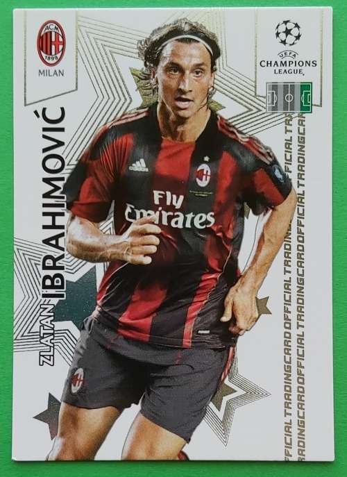 ZLATAN IBRAHIMOVIC - PANINI CHAMPIONS LEAGUE PREMIUM 2010/2011 - RARE TRADING CARD