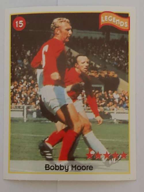 BOBBY MOORE - FIFA WORLD CUP 2002 KOREA - "LEGEND" STICKER 15