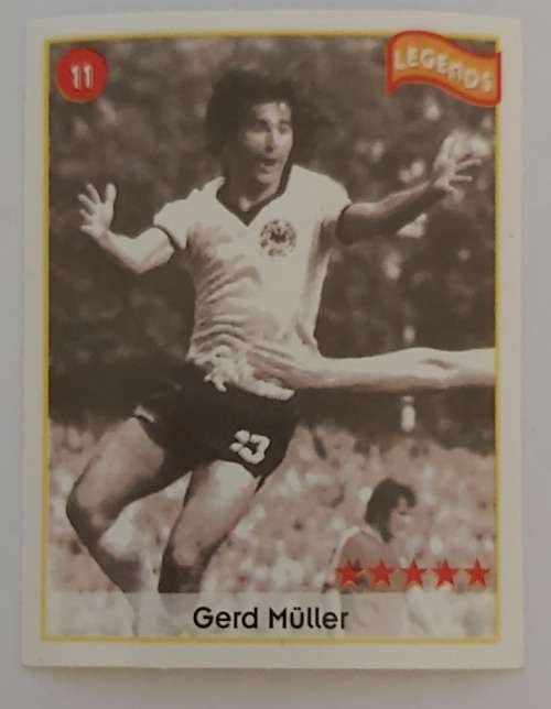GERD MULLER - FIFA WORLD CUP 2002 KOREA - "LEGEND" STICKER 11