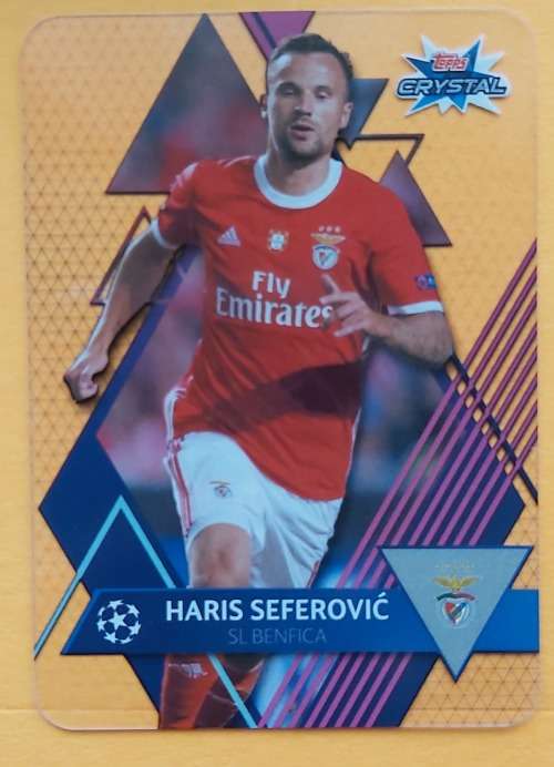 HARIS SEFEROVIC- TOPPS "CRYSTAL" 2020 - ULTRA CLEAR "ACETATE" TRADING CARD 90