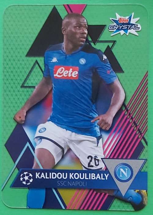 KALIDOU KOLIBALY - TOPPS "CRYSTAL" 2020 - ULTRA CLEAR "ACETATE" TRADING CARD 66