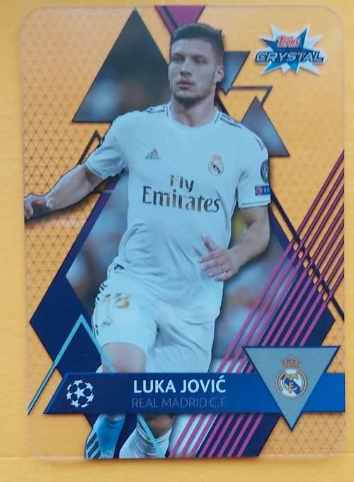 LUKA JOVIC - TOPPS `CRYSTAL` 2020 - ULTRA CLEAR `ACETATE` TRADING CARD 15