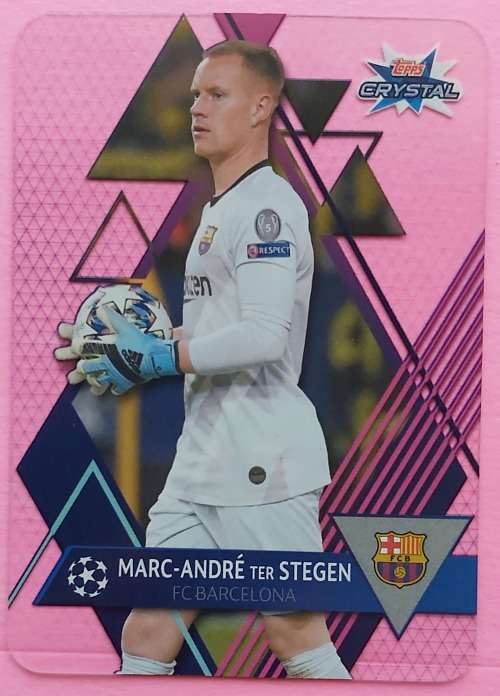 MARK ANDRE ter STEGEN  - TOPPS "CRYSTAL" 2020 - ULTRA CLEAR "ACETATE" TRADING CARD 2