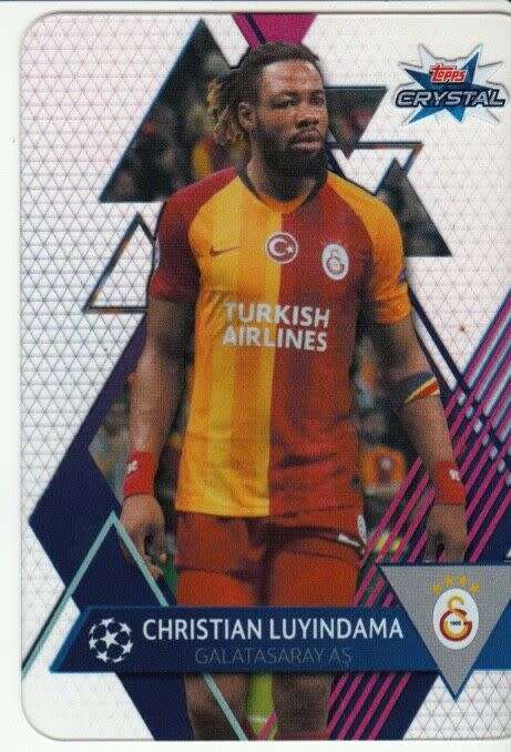 CHRISTIAN LUYINDAMA - TOPPS "CRYSTAL" 2020 - ULTRA CLEAR "ACETATE" TRADING CARD 98