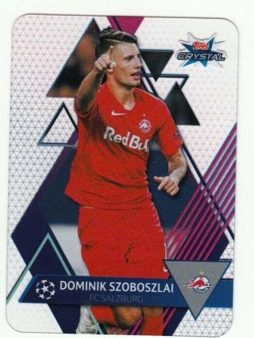 DOMINIK SZOBOSZLAI - TOPPS `CRYSTAL` 2020 - ULTRA CLEAR `ACETATE` TRADING CARD 95