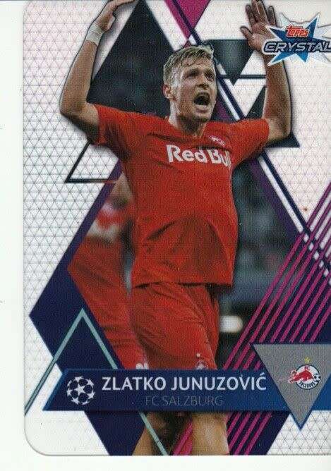 ZLATKO JUNUZOVIC- TOPPS "CRYSTAL" 2020 - ULTRA CLEAR "ACETATE" TRADING CARD 91