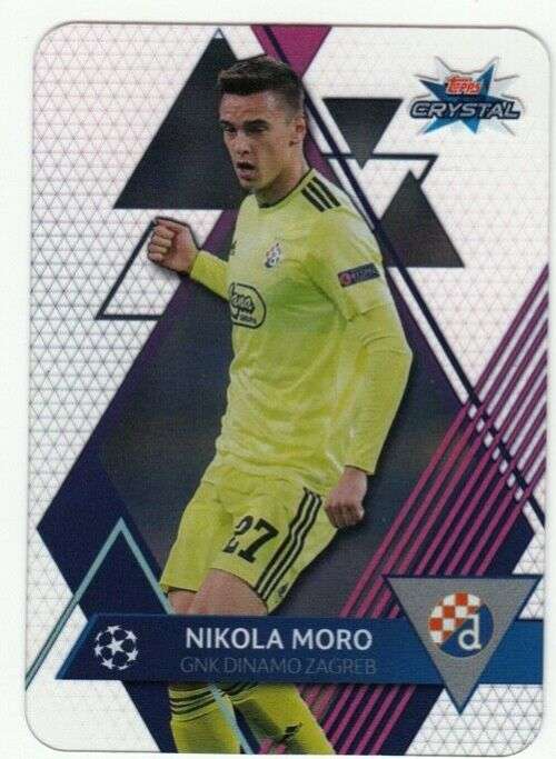 NIKOLA MORO - TOPPS "CRYSTAL" 2020 - ULTRA CLEAR "ACETATE" TRADING CARD 63