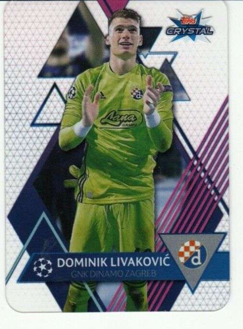 DOMINIK LUKAKOVIC - TOPPS "CRYSTAL" 2020 - ULTRA CLEAR "ACETATE" TRADING CARD 61