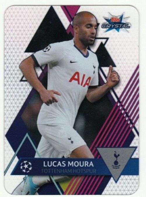 LUCAS MOURA - TOPPS "CRYSTAL" 2020 - ULTRA CLEAR "ACETATE" TRADING CARD 55
