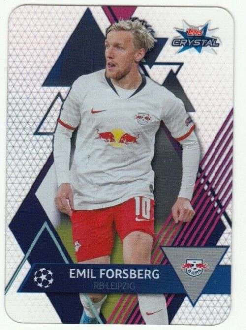 EMIL FORSBERG - TOPPS "CRYSTAL" 2020 - ULTRA CLEAR "ACETATE" TRADING CARD 40