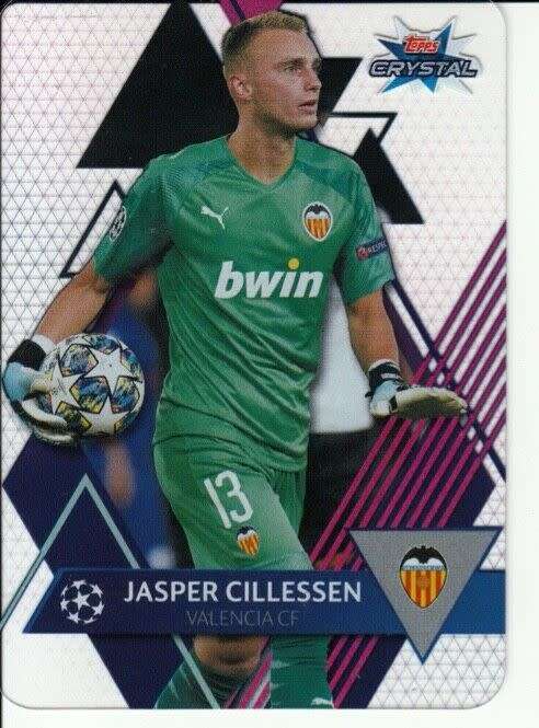 JASPER CILLESSEN - TOPPS "CRYSTAL" 2020 - ULTRA CLEAR "ACETATE" TRADING CARD 20