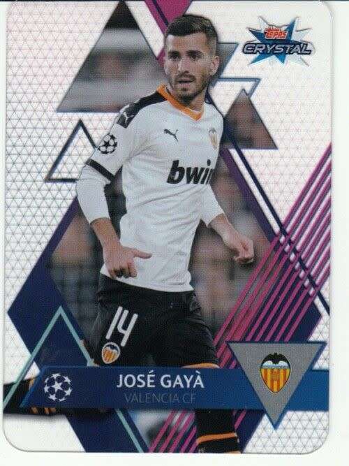 JOSE GAYA - TOPPS `CRYSTAL` 2020 - ULTRA CLEAR `ACETATE` TRADING CARD 16