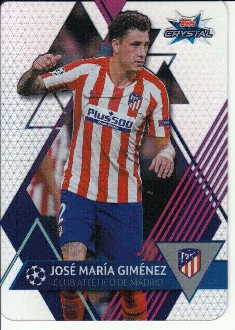 JOSE MARIA GIMENEZ - TOPPS "CRYSTAL" 2020 - ULTRA CLEAR "ACETATE" TRADING CARD 9