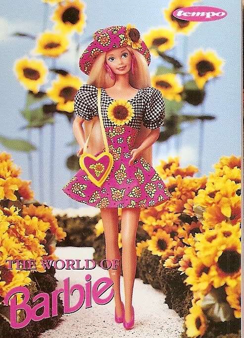 BARBIE - "THE WORLD of BARBIE" TRADING CARD SET - PROMO TRADING CARD P1