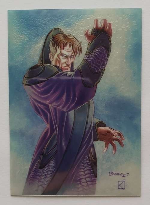 GEORGI MILOUIC- COMIC IMAGES "PAINTED COW" 1997 - CHROME INSERT TRADING CARD 5
