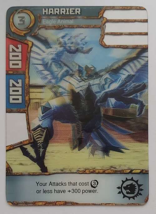 REDAKAI - "CONQUER THE KAIRU" CARD GAME 2011 - HARRIER 3D TRADING CARD 3