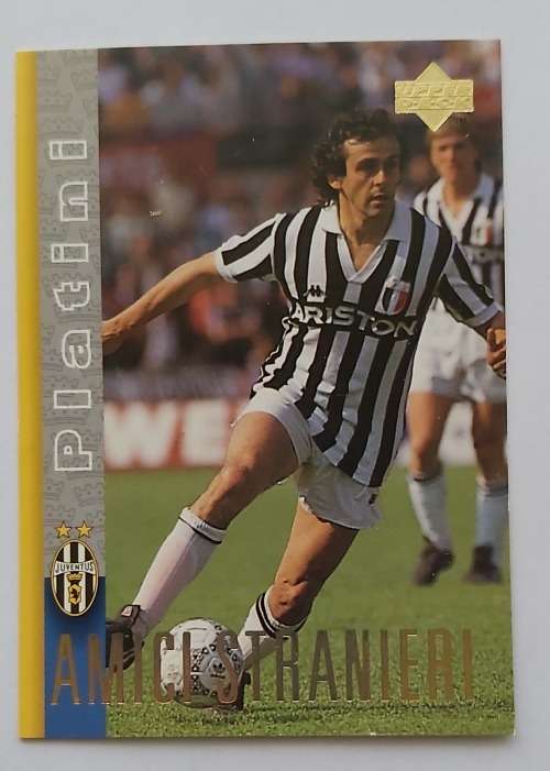 MICHEL PLATINI - UPPER DECK "JUVENTUS 1995" COLLECTION - "BASE" TRADING CARD 29
