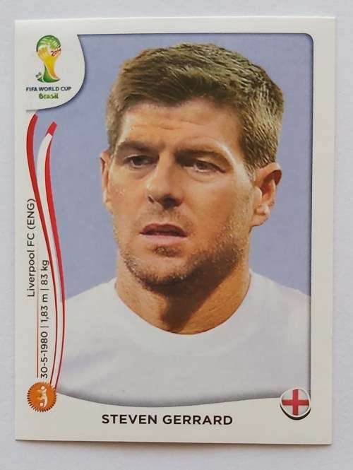 STEVEN GERARD -PANINI "FIFA WORLD CUP 2014" - STICKER 307