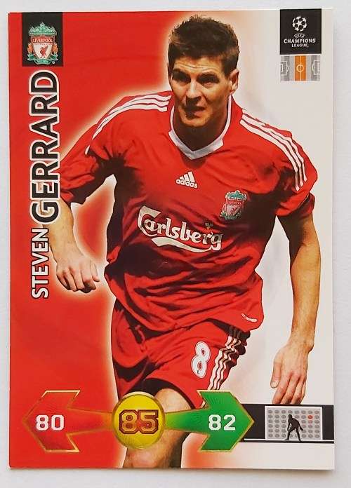 STEVEN GERARD - PANINI CHAMPIONS LEAGUE 2009/10 - BASE TRADING CARD