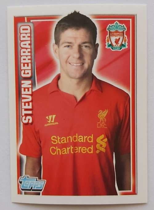 STEVEN GERARD - TOPPS "PREMIER LEAGUE" 2012/13 - STICKER 94