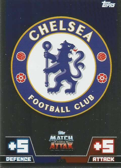 CHELSEA FC - EPL MATCH ATTAX 2014/2015 - FOIL "TEAM BADGE" TRADING CARD