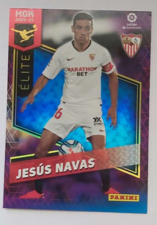 JESUS NAVAS - PANINI "MGK LA LIGA 2020/2021" - "ELITE" FOIL TRADING CARD
