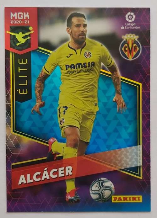 PACO ALCACER - PANINI "MGK LA LIGA 2020/2021" - "ELITE" FOIL TRADING CARD
